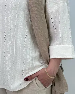 مانتو مراکشی جلو بسته محبوب کد 4157