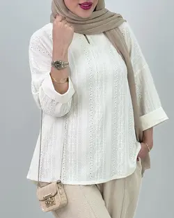 مانتو مراکشی جلو بسته محبوب کد 4157