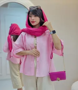 مانتو شوميزي نيلي T كد 5070516