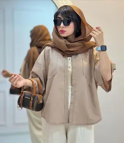 مانتو شوميزي نيلي T كد 5070516