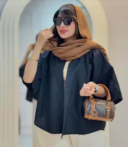 مانتو شوميزي نيلي T كد 5070516