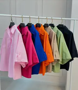 مانتو شوميزي نيلي T كد 5070516