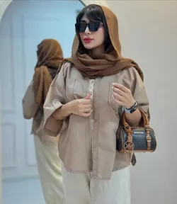 مانتو شوميزي نيلي T كد 5070516