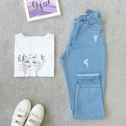 شلوار مام آبي code 599