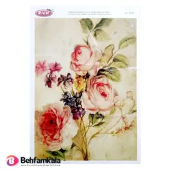 ترانسفر هوم دکور ریچ کد 6750 ابعاد34*24 | فروشگاه اینترنتی بهفام کالا