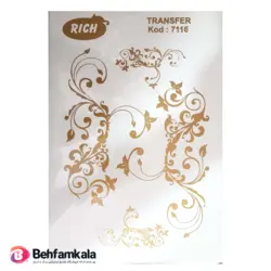 ترانسفر هوم دکور ریچ کد7116 ابعاد 34*24 | فروشگاه اینترنتی بهفام کالا