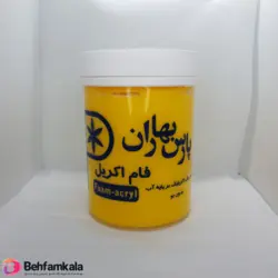 رنگ اکریلیک زرد پارس بهاران | فروشگاه اینترنتی بهفام کالا