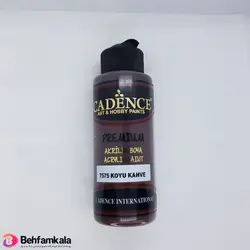 خرید رنگ اکریلیک قهوه ای کادنس کد 7575 در فروشگاه بهفام کالا