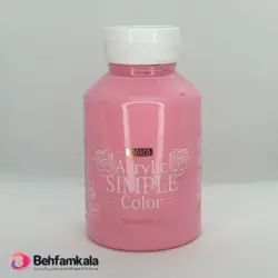 رنگ اکریلیک مدل simple صورتی حجم 250 میل سوداکو | فروشگاه اینترنتی بهفام کالا