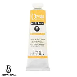 رنگ روغن وستا مدل Cadmium Yelloe Hue 9 حجم 37 میلی لیتر | فروشگاه اینترنتی بهفام کالا