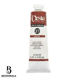 رنگ روغن وستا مدل Light Red 27 حجم 37 میلی لیتر | فروشگاه اینترنتی بهفام کالا