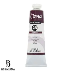 رنگ روغن وستا مدل Magenta 28 حجم 37 میلی لیتر | فروشگاه اینترنتی بهفام کالا