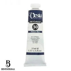 رنگ روغن وستا مدل Phthalo Blue 30 حجم 37 میلی لیتر | فروشگاه اینترنتی بهفام کالا