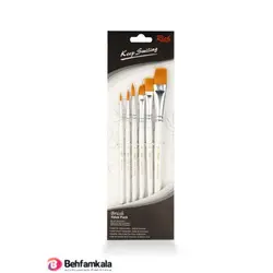 ست 6 عددی قلمو سرگرد و تخت ریچ (Keep smiling) | فروشگاه اینترنتی بهفام کالا