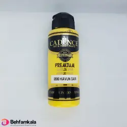 خرید رنگ اکریلیک زرد کادنس کد 0950 | بهفام کالا