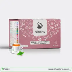 دمنوش گل گاوزبان به لیمو زیرفون سنبل الطیب کیسه ای نیوشا | فروشگاه اینترنتی چای