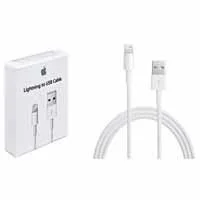 کابل شارژ و دیتا فست Lightning اورجینال California A1480 پک سفید