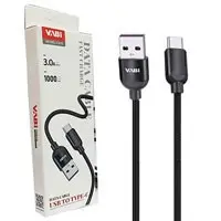 کابل شارژ و دیتا Type-C فست کنفی1متری Vabi CA79