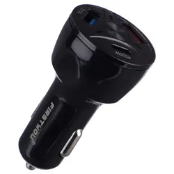 شارژر فندکی 3 پورت یک پورت PD فست Firstyou F054 55w