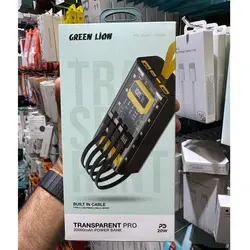 پاوربانک فست  mAh 20000  Green Lion Transparent Pro PD 20w