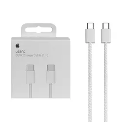 کابل شارژ و دیتا دوسر Type-c 1متری 60w آیفون 15مدل A2795
