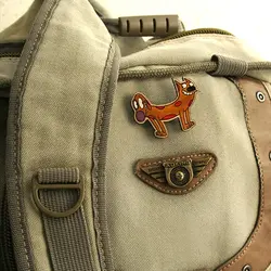 پیکسل چوبی طرح گربه سگ