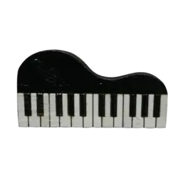 پیکسل طرح پیانو مشکی