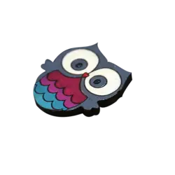 پیکسل طرح جغد چشم قشنگ