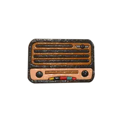 پیکسل طرح رادیو قدیمی