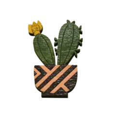 پیکسل طرح کاکتوس گلدار