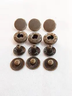 دکمه پانچی مسی ساده - خرازیم