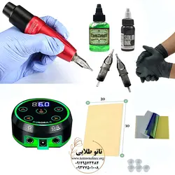 پک کامل دستگاه تاتو بدن پن راکت 2 (وی تو) تخفیفی کد T420
