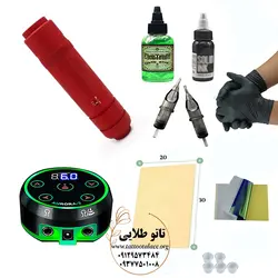 پک کامل دستگاه تاتو بدن پن راکت 6 مکس تخفیفی اصل با گارانتی کد T460