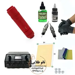 پک کامل دستگاه تاتو بدن پن راکت 6 مکس تخفیفی اصل با گارانتی کد T460