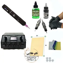 پک کامل دستگاه تاتو بدن پن مست کروسومی تخفیفی اصل با گارانتی کد T459