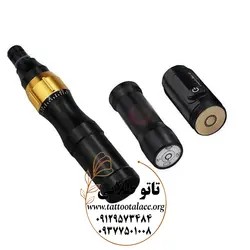 دستگاه تاتو نانو مکسون 12 ولتی با باتری شارژی و دو سر کد T102