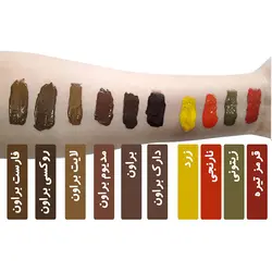 رنگ تاتو چیک براون کد T220