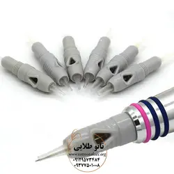 سوزن تاتو پیچی (نانو ، تیتانیوم ، فیبروز و معمولی) بسته 5 عددی کد T100