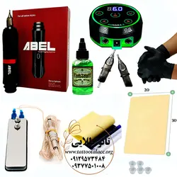 پک دستگاه تاتو پن ابل شماره 1 (5% تخفیف) کد T359