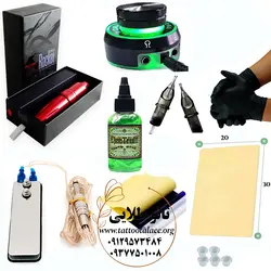 پک دستگاه تاتو پن پرو اصل شماره 1 (5% تخفیف) کد T361