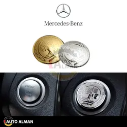 آرم روی دکمه استارت مرسدس بنز AMG | فروشگاه اینترنتی اتو آلمان | وارد کننده قطعات بنز و بی ام و