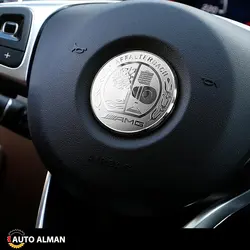 آرم روی فرمان مرسدس بنز AMG | فروشگاه اینترنتی اتو آلمان | وارد کننده قطعات بنز و بی ام و