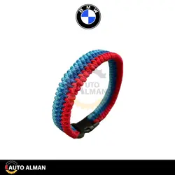 دست بند بی ام و ام کالر بافت ریز | اکسسوری BMW