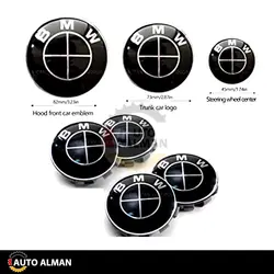 ست آرم تمام مشکی BMW | فروشگاه اینترنتی اتو آلمان | وارد کننده قطعات بنز و بی ام و