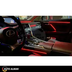کیت فیبر نوری 16 تیکه دار RGB | برای تمامی خودروها