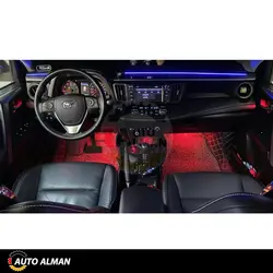 کیت فیبر نوری 16 تیکه دار RGB | برای تمامی خودروها