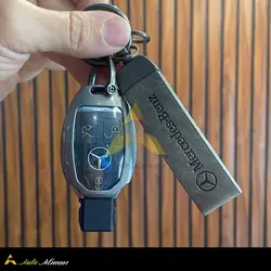 کاور ریموت بنز فلز چرم