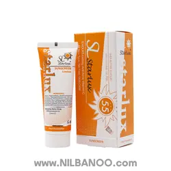 کرم ضد آفتاب بی رنگ استارلوکس (SPF55)