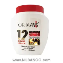 ماسک مو بدون سولفات بمب کراتین 12 کاره اورتانیس1000میل