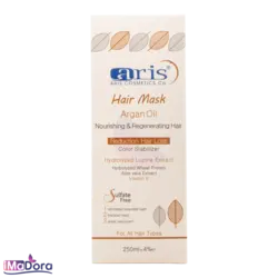 ماسک مو آرگان اریس با آبکشی و تثبیت کننده رنگ مو | آیمادورا